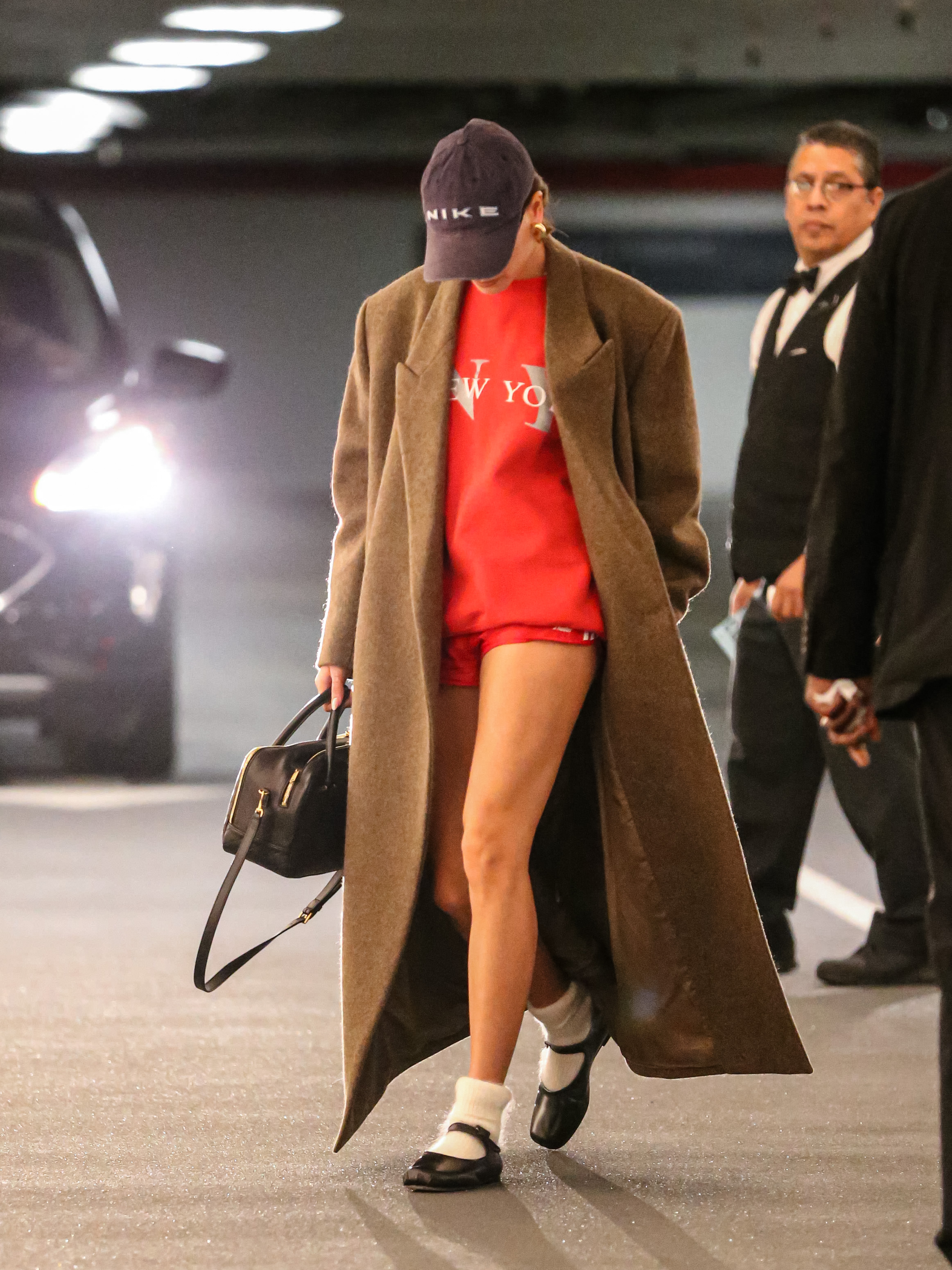 Hailey Bieber seen on December 14, 2023, in Los Angeles, California. | Source: Getty Images