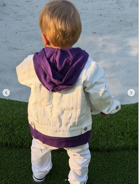 Jack Blues Bieber from a post dated November 1, 2025. | Source: Instagram/haileybieber