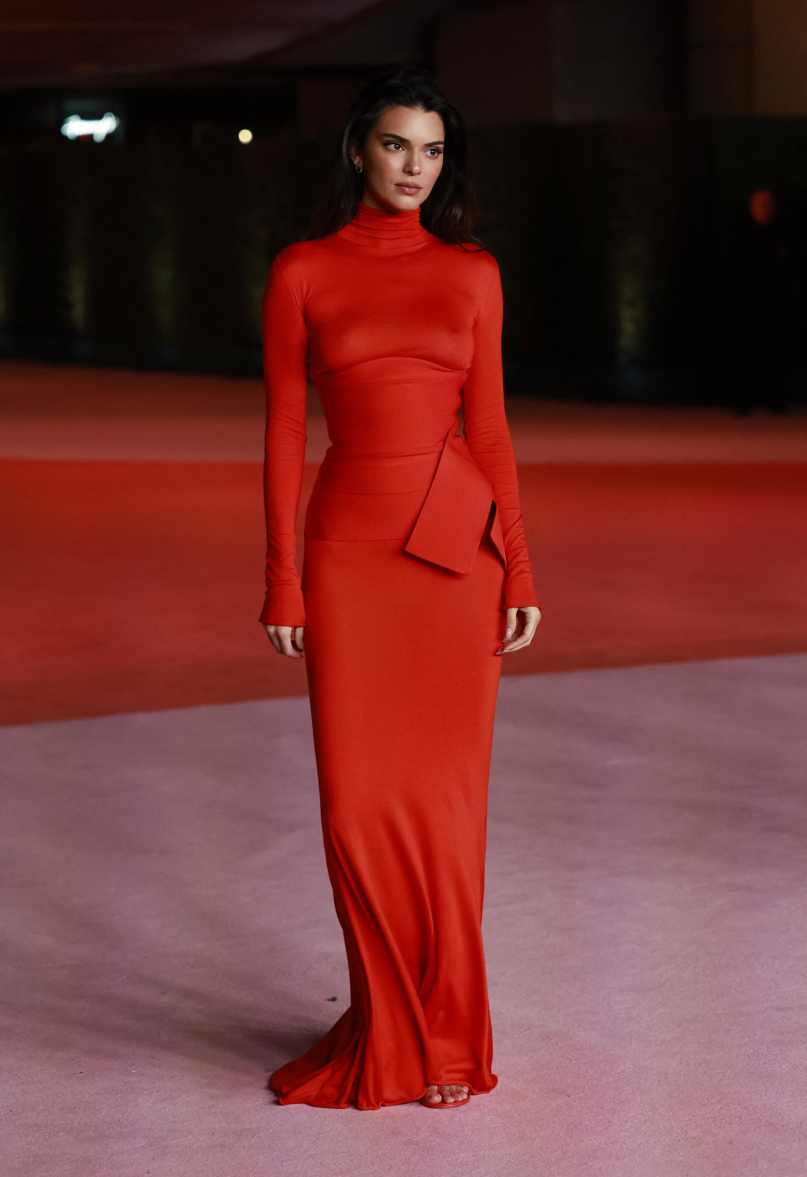 Kendall Jenner at the 3rd Annual Academy Museum Gala on December 3, 2023. | Source: Getty Images