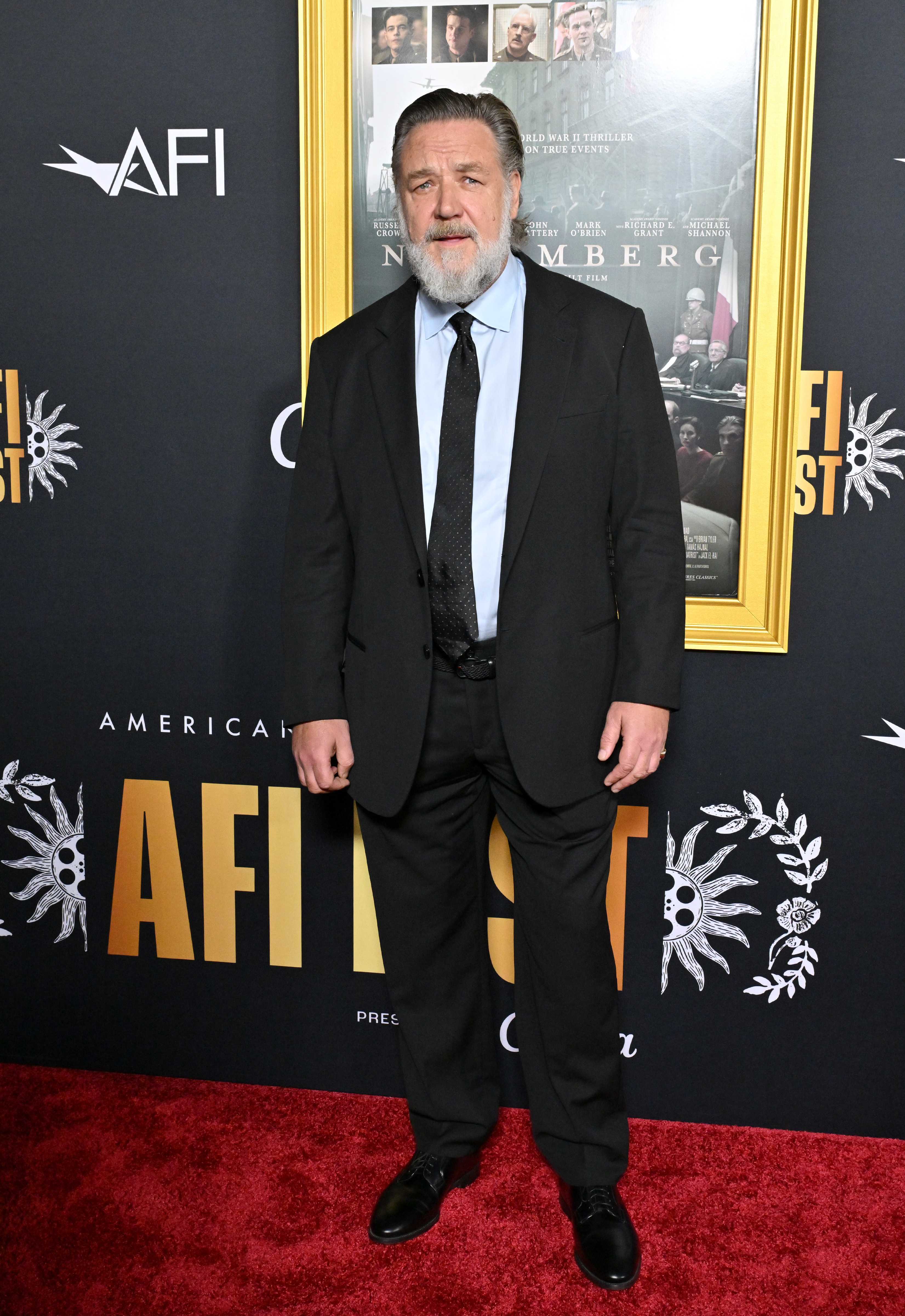 Russell Crowe appeared radiant and relaxed at the 2025 AFI Fest "Nuremberg" premiere. With a trimmed-down face and refreshed demeanor, the actor’s physical change was as striking as the role he came to promote.