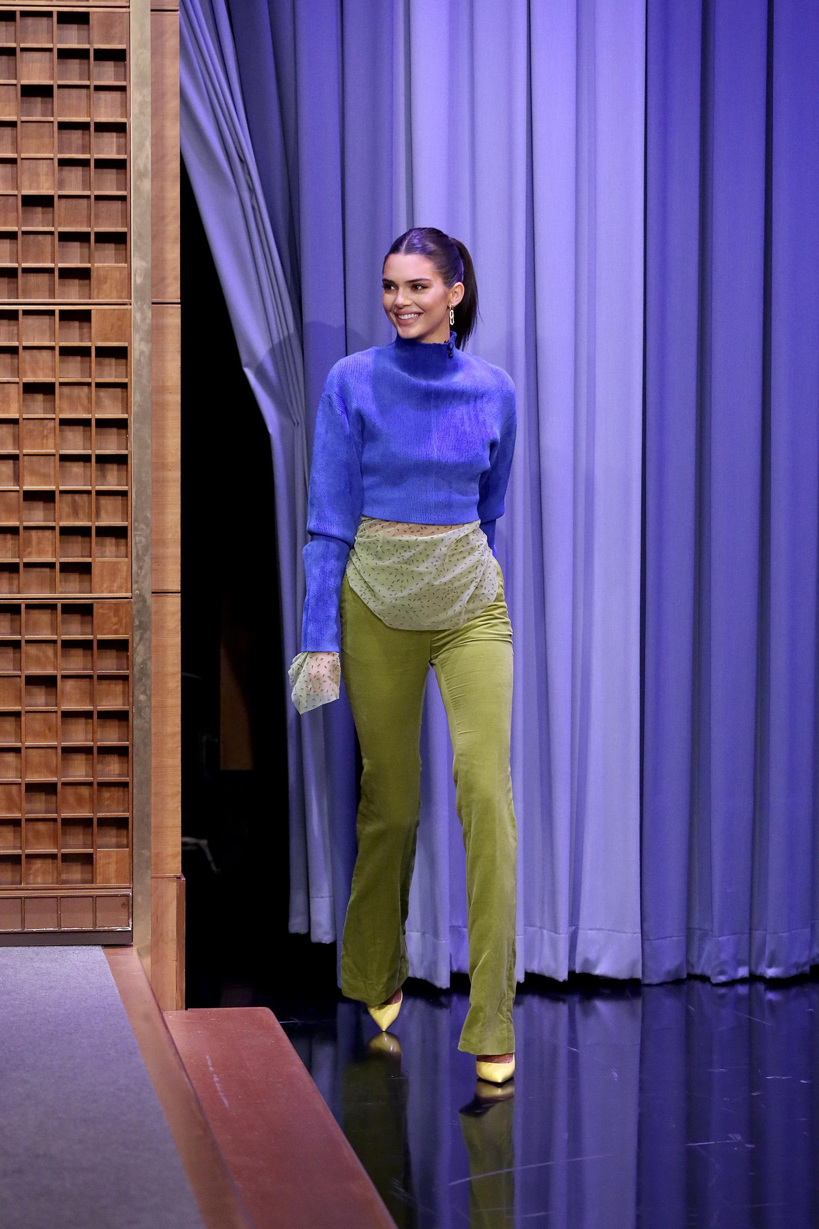 Kendall Jenner on "The Tonight Show Starring Jimmy Fallon" on September 6, 2018. | Source: Getty Images