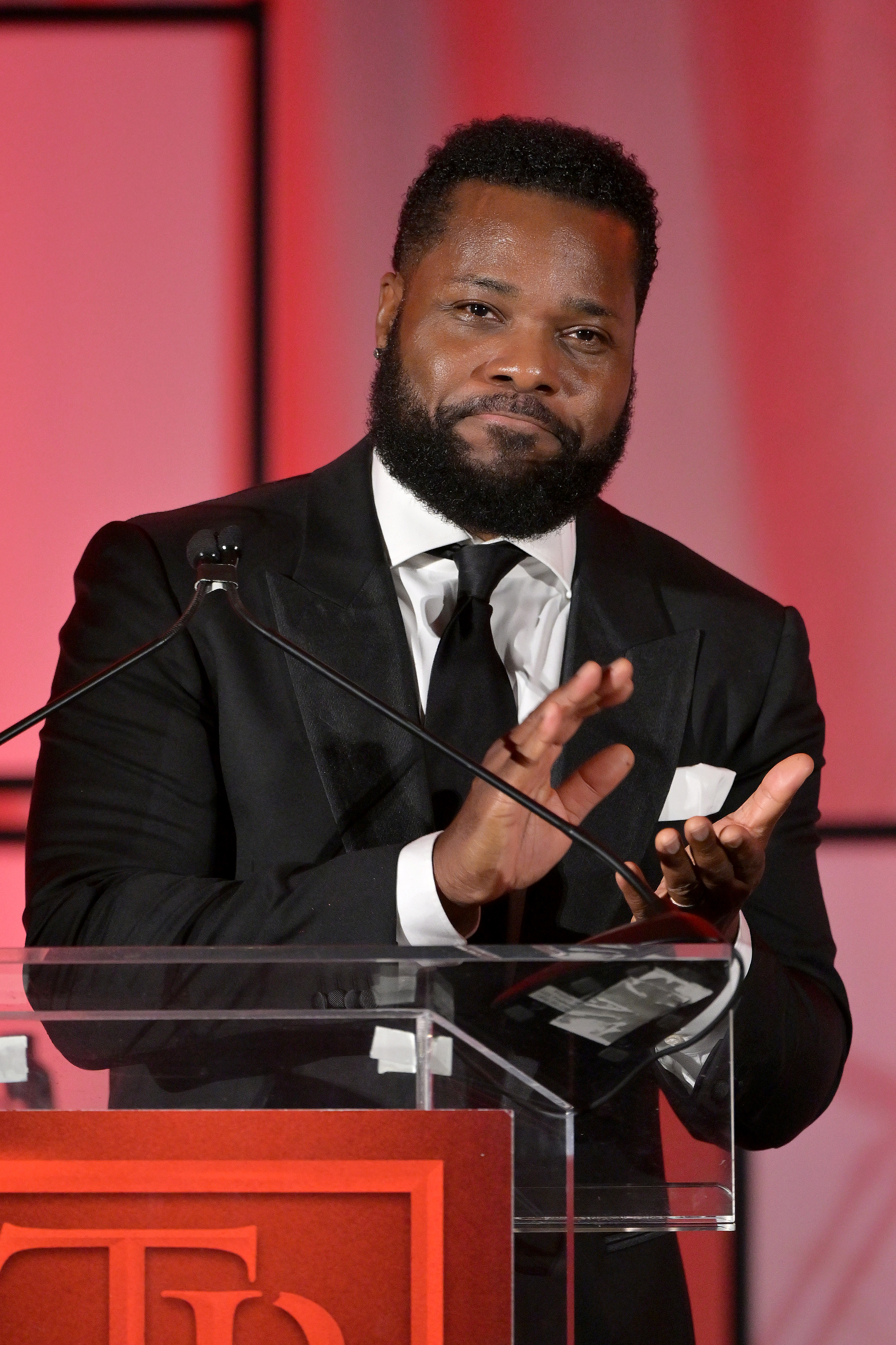 Malcolm-Jamal Warner speaks onstage at the 2nd Annual Living Legends Gala in Atlanta on September 30, 2023. | Source: Getty Images