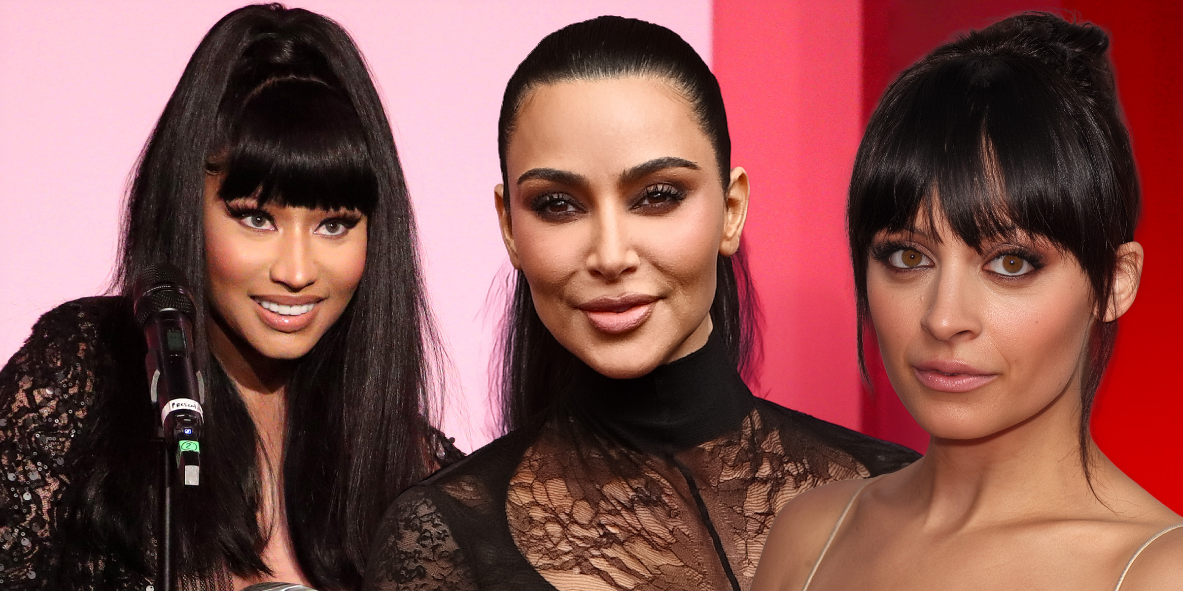 Nicki Minaj, Kim Kardashian, Nicole Richie | Source: Getty Images