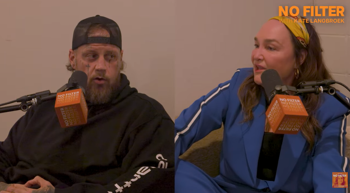 Jelly Roll speaks with No Filter podcast host Kate Langbroek about the emotional and physical toll of touring internationally, as posted on November 10, 2025 | Source: YouTube/NoFilterpod