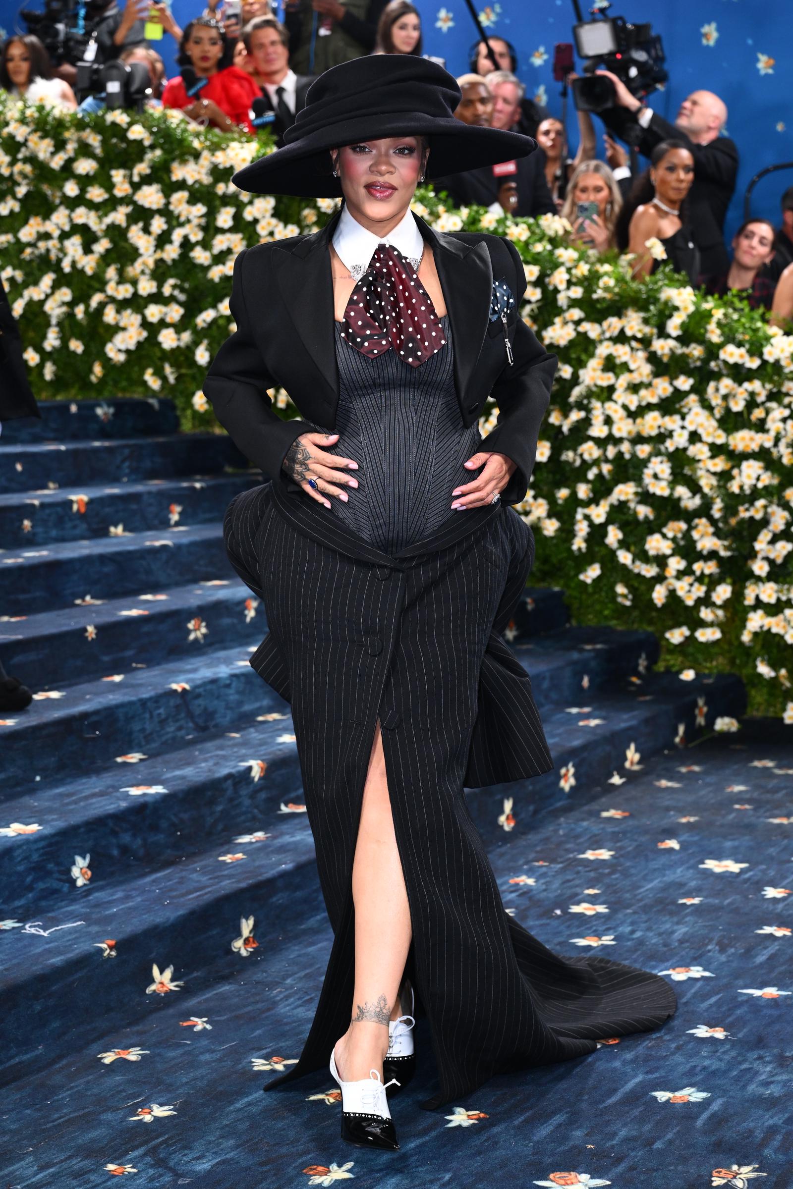 Rihanna at the 2025 Met Gala in New York on May 5. | Source: Getty Images