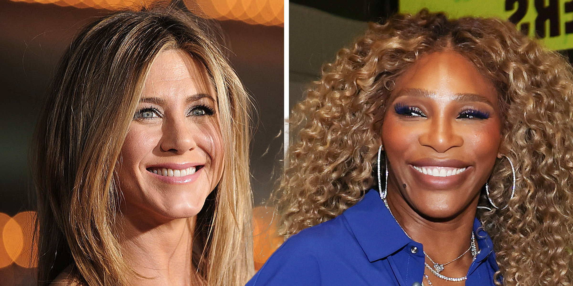 Jennifer Aniston | Serena Williams | Source: Getty Images