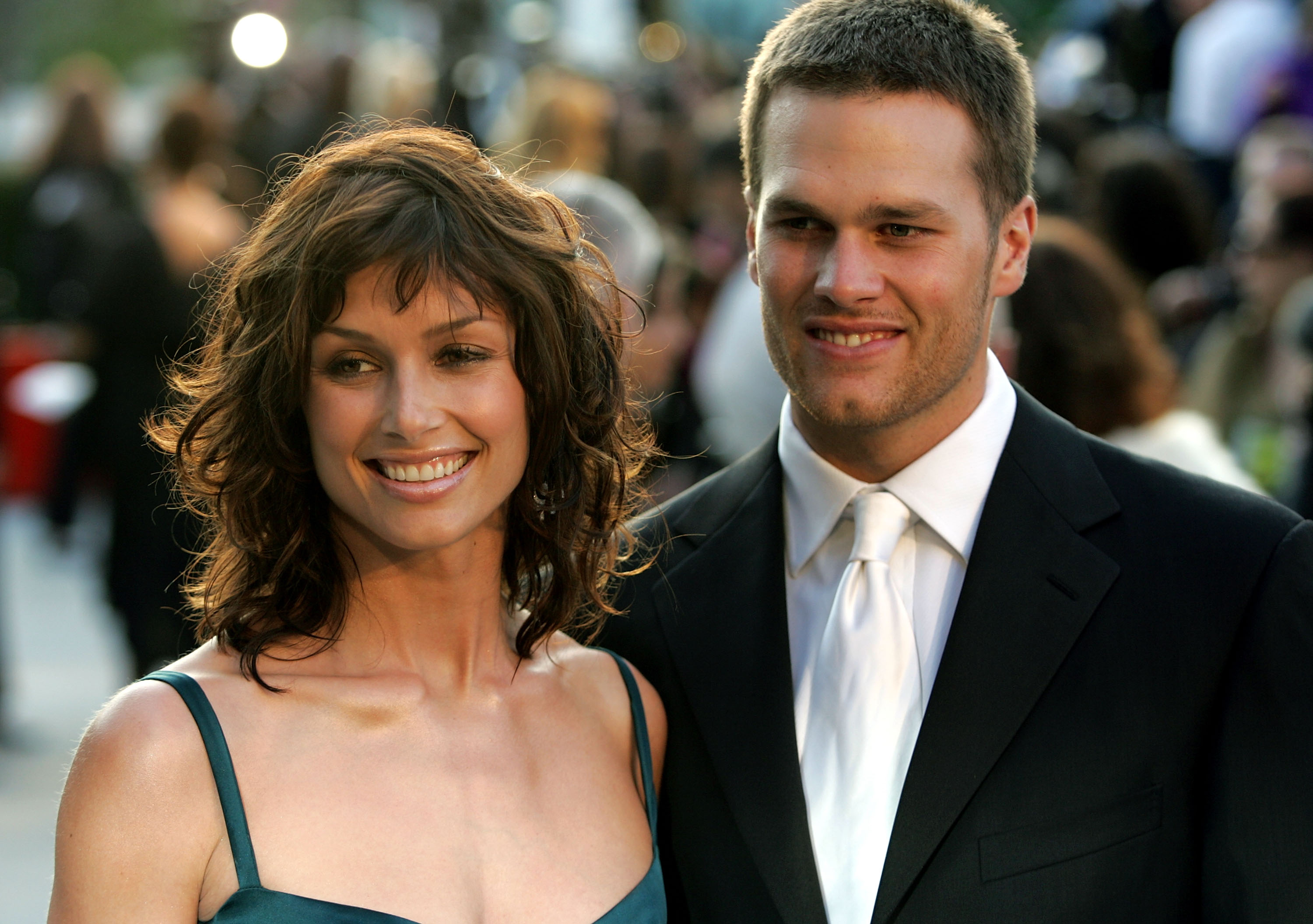 Bridget Moynahan and Tom Brady at the Vanity Fair Oscar Party in West Hollywood, California on February 27, 2005. | Source: Getty Images