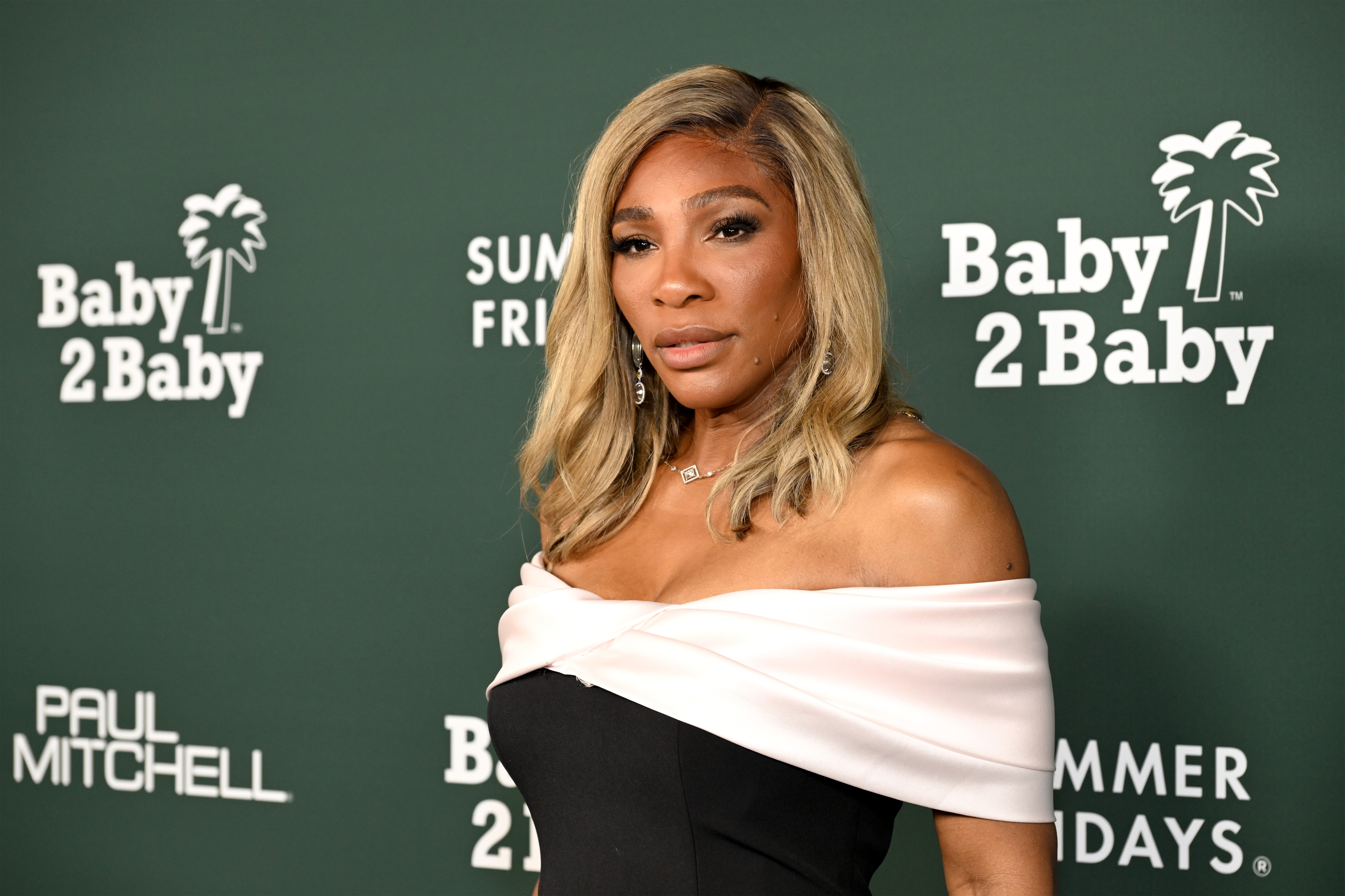 Serena Williams attends the 2025 Baby2Baby Gala Presented By Paul Mitchell at Pacific Design Center in West Hollywood, California on November 8. | Source: Getty Images