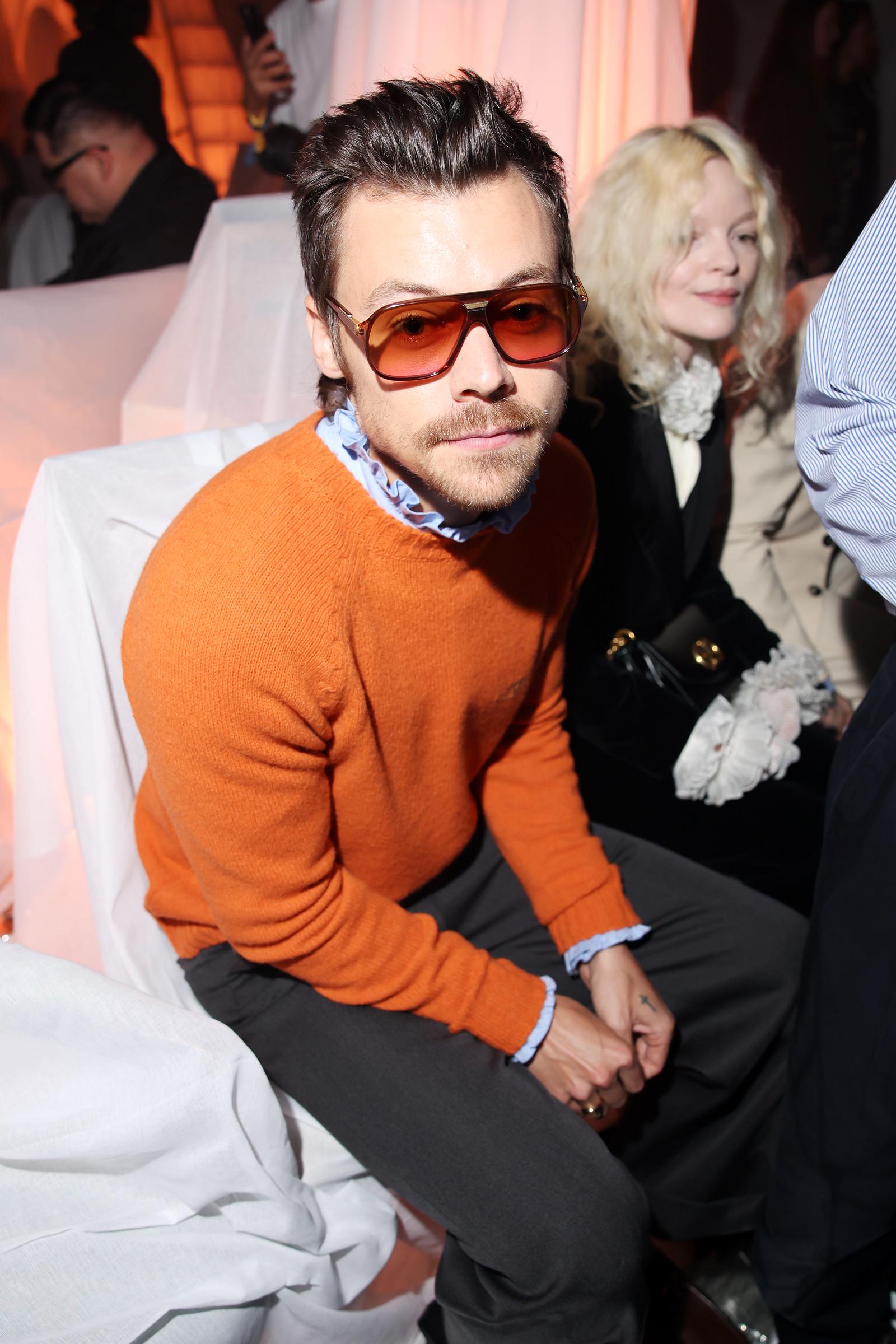 Harry Styles at the Valentino Pavillon des Folies Show as part of the Paris Fashion Week on September 29, 2024, in France. | Source: Getty Images