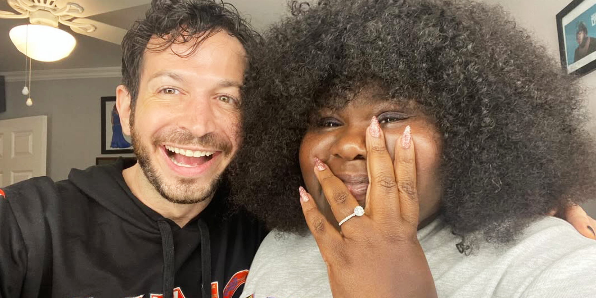 Brandon Frankel and Gabourey Sidibe | Source: Instagram/brandontour