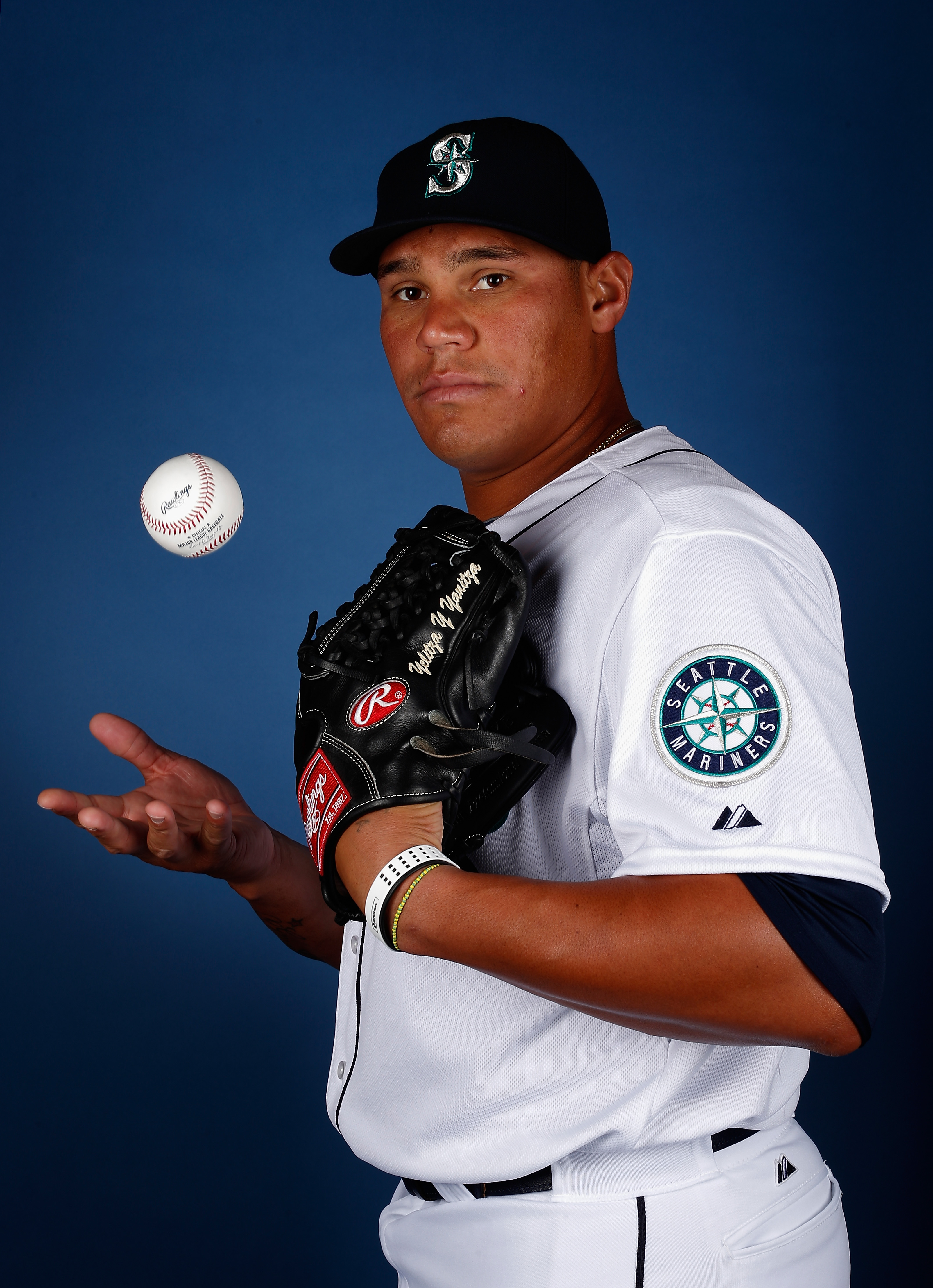 Yoervis Medina (#31) poses for a spring training portrait at Peoria Stadium on February 26, 2015. | Source: Getty Images