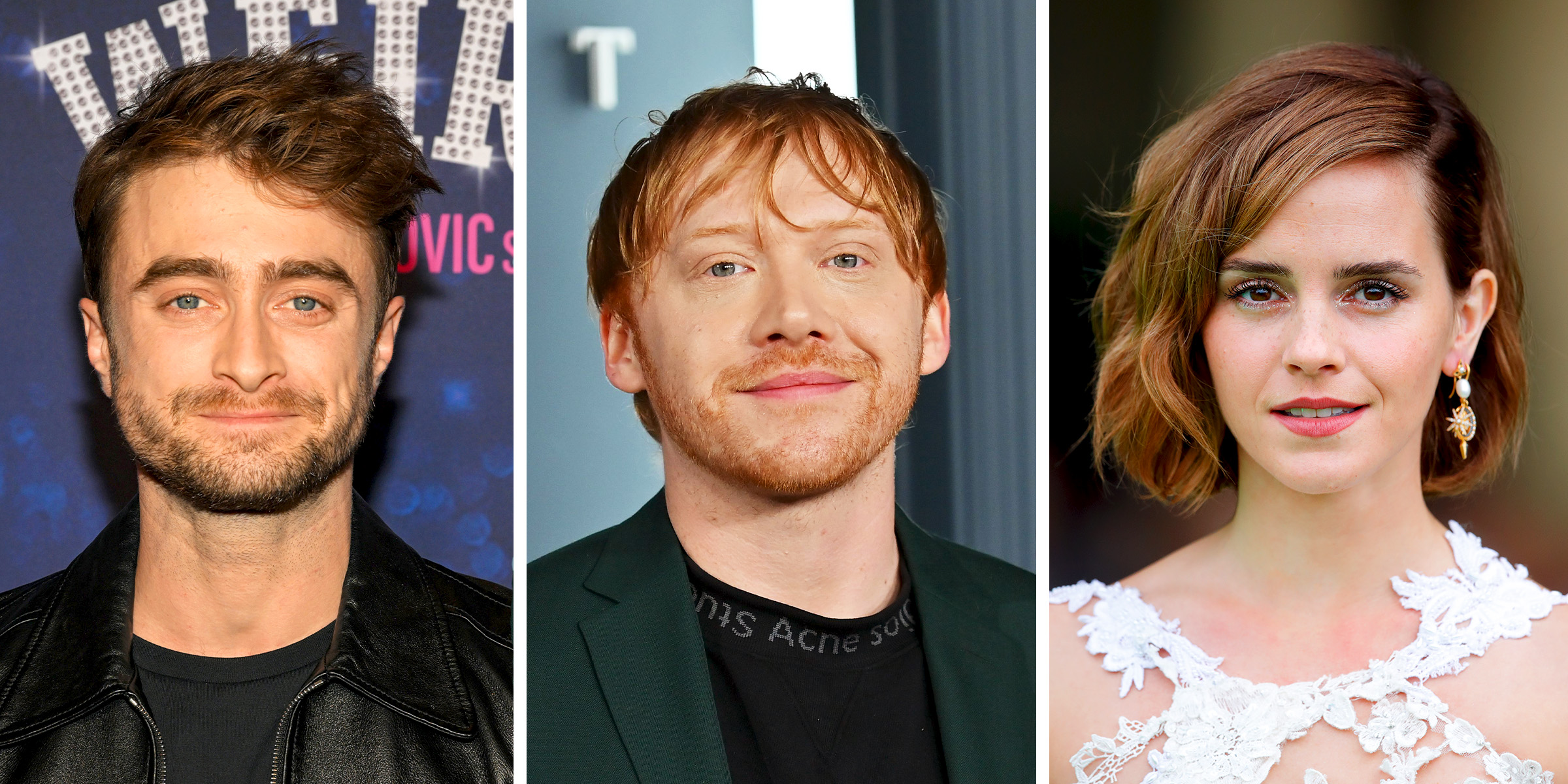 Daniel Radcliffe, Rupert Grint, Emma Watson | Source: Getty Images