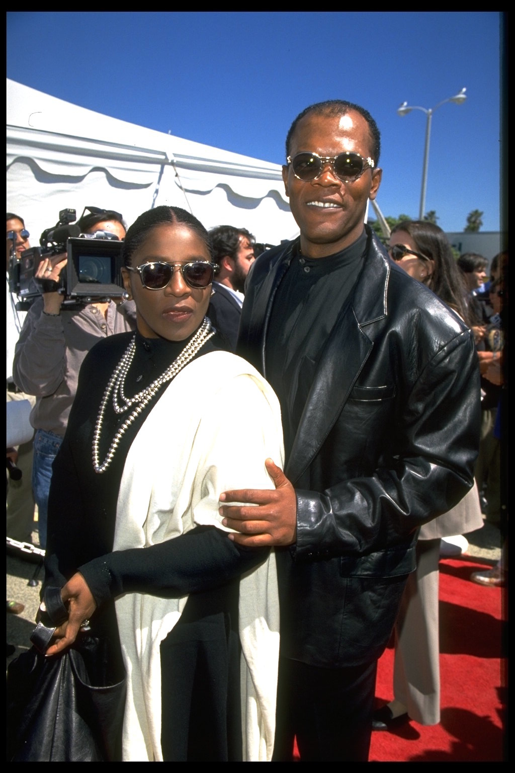 LaTanya Richardson and Samuel L. Jackson attend the Independent Spirit Awards on March 23, 1995 | Source: Getty Images