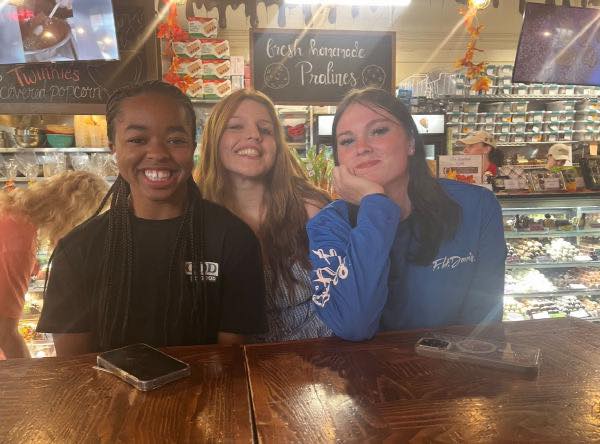 Anna Kepner with fellow students, from a post dated November 11, 2025 | Source: Facebook/TCSLions