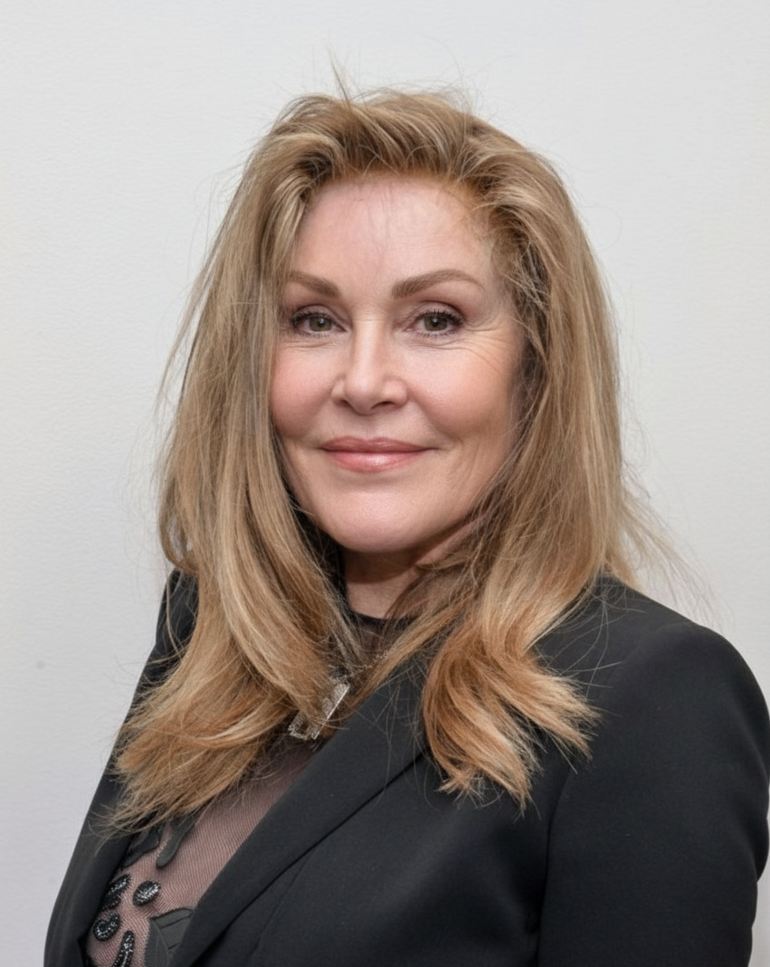 How Jocelyne Wildenstein would've possibly looked if she hadn't indulged in comestic surgery. It's based on her pictures after 2008, and while she looks too young still, it shows her more natural facial structure. | Source: Gemini