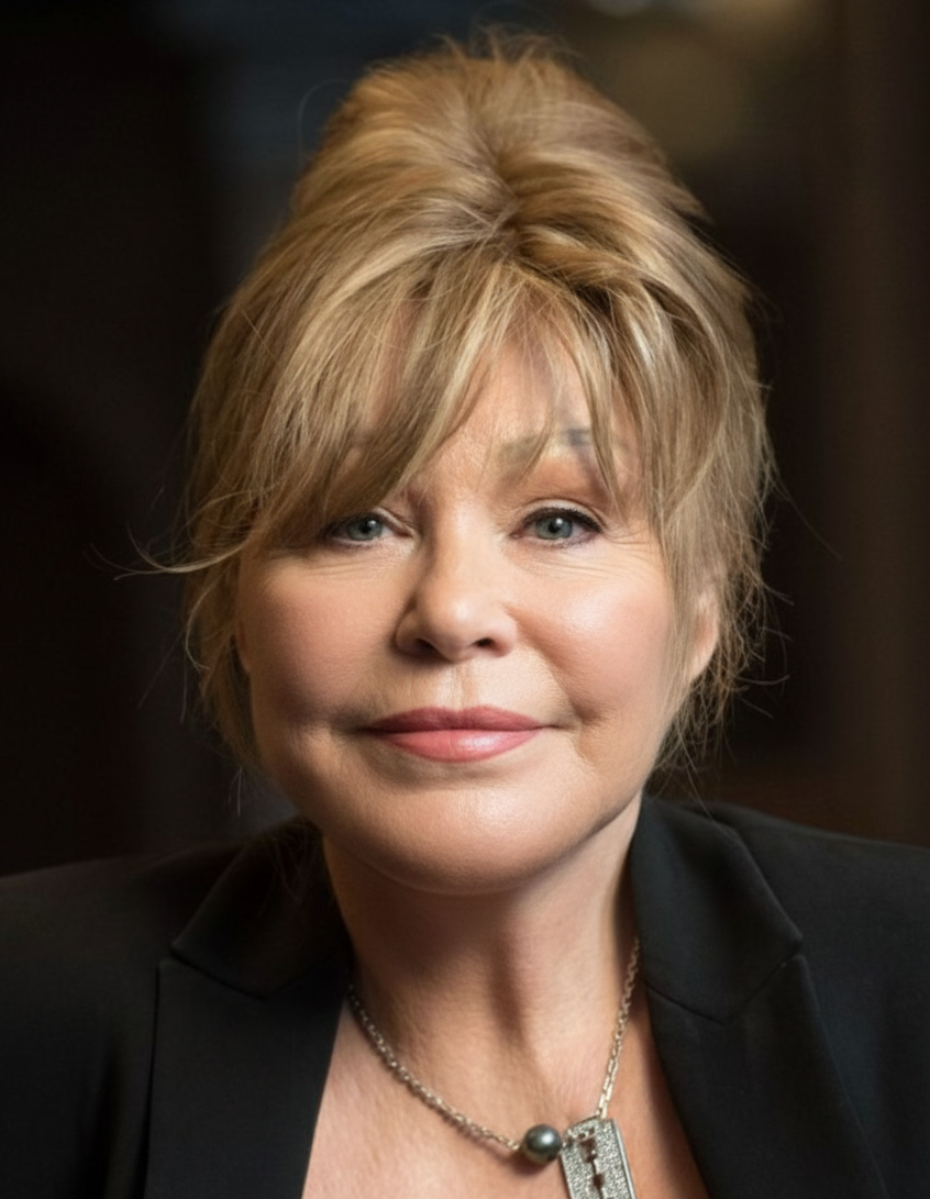 How Jocelyne Wildenstein would've possibly looked if she hadn't indulged in comestic surgery. It's based on her picture from her engagement in 2017 and although her face seems much more youthful for someone in her 70s, the age lines give her a natural appearance. | Source: Gemini