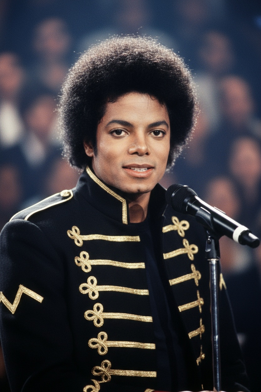 AI-generated image portrays a lifelike representation of Michael Jackson. | Source: Grok AI