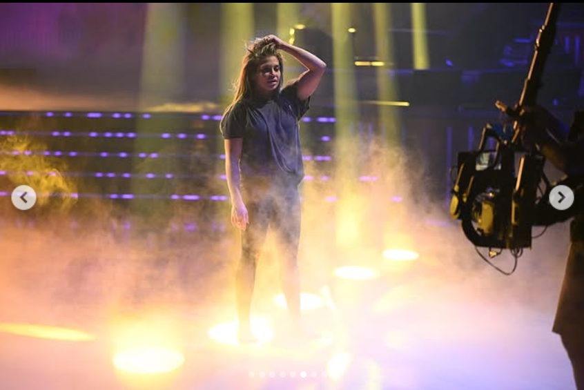 Danielle Fishel is captured mid-performance on "Dancing with the Stars," as seen from a post dated November 4, 2025. | Source: Instagram/daniellefishel